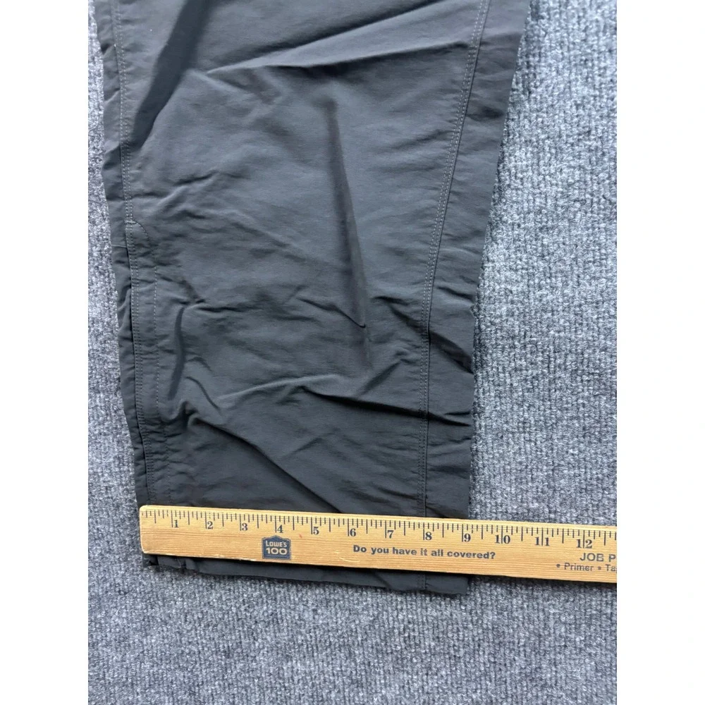 The North Face Convertible Cargo Pants Mens 36 Gray Hiking Zip Off Outdoor